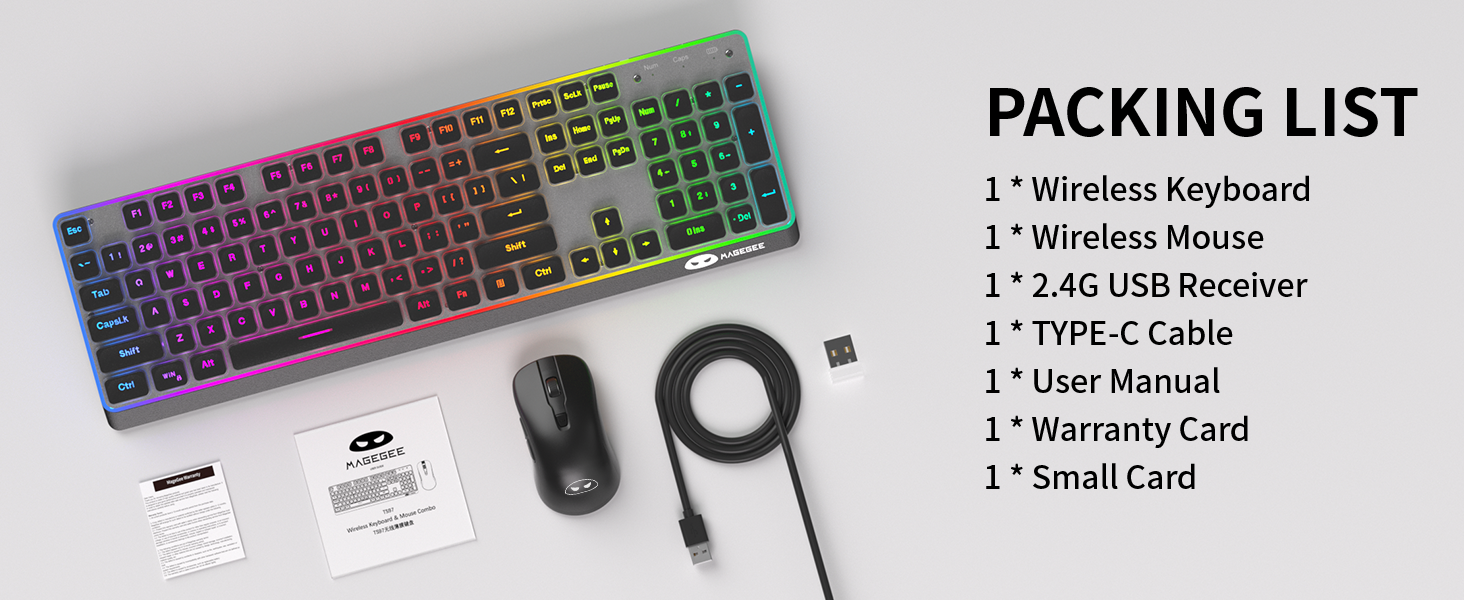 Keyboard and mouse