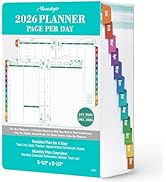 2026 Planner Refills – JAN 2026 - DEC 2026 Planner Refills, Two Pages Per Day, Daily Planner 2026...