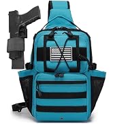 ATBP Tactical Sling Backpack Holster Shoulder Crossbody Range Bag 15L Mens Water Bottle Holder Ra...