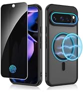 Ruky for Google Pixel 9 Pro XL Case Compatible with MagSafe, [with Privacy Screen Protector] Tran...