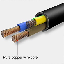 PURE COPPER WIRE(Heat resistant, flame retardant, and non electric leakage) 