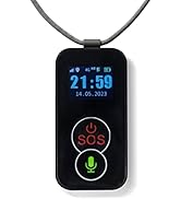 Elderly Cellular Medical Alert Device| Wearable Panic Button Necklace | Medical Alert Systems for...