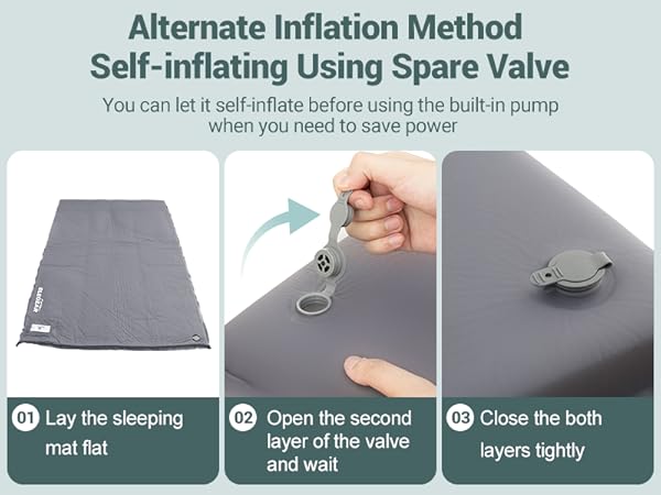 double foam sleeping pad
