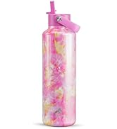 24 oz Vacuum Water Bottle for School: Lightweight, Leakproof, Flex Cap, BPA-Free, Cupholder Frien...