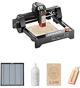 LONGER Ray5 mini Laser Engraver 3.5W Laser Engraving Machine with Honeycomb Panel 400 * 400mm, 12...