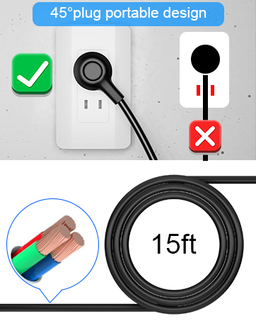 power strip with usb c ports flat power strip desk power strip
