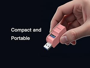 pink mini usb hub 3.0
