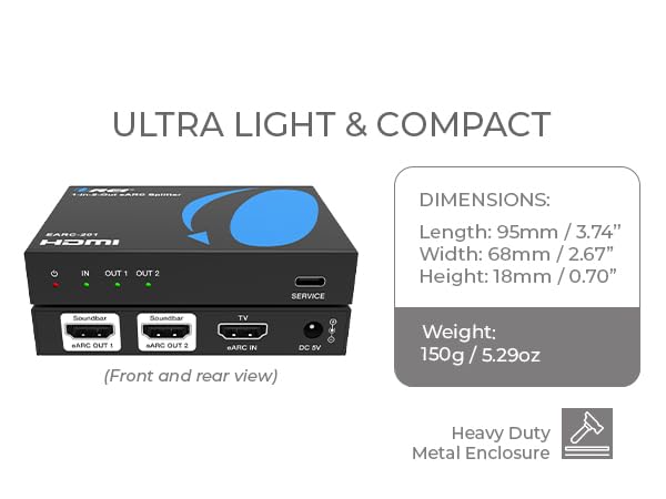 HDMI ARC splitter for TV