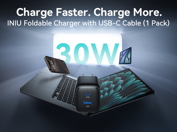 30W USB C charger block