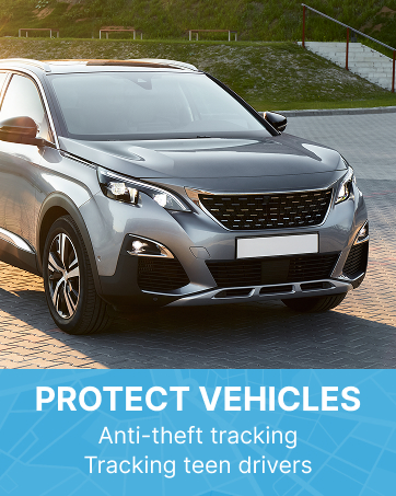 GPS tracker for cars, motorcycles, trucks