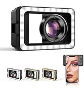 100mm Phone Macro Lens, 10X HD Macro Photography Lens with LED Light CPL Handheld Pocket Macro Le...