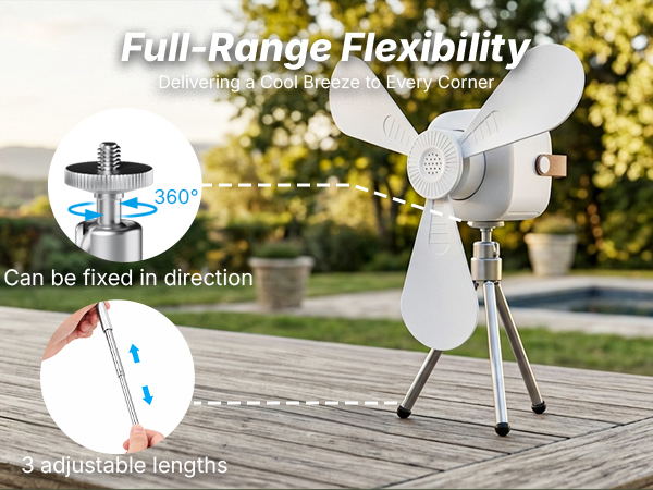 battery fan for camping portable ceiling light