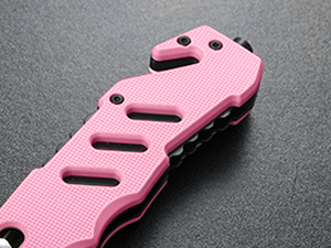 FLISSA Folding Pocket Knife with Clip, Glass Breaker and Seatbelt Cutter