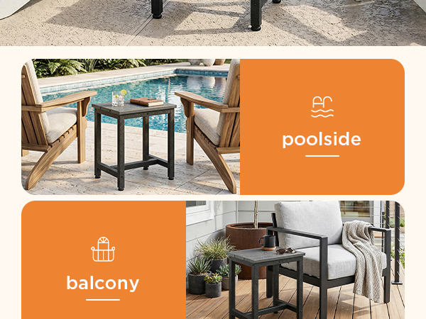 outdoor side table