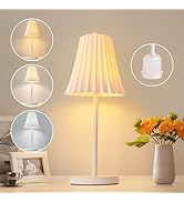 bdayanx Small Bedside Table Lamp for Bedroom - Reading Desk Lamp with 3 Way Dimmable Touch Contro...
