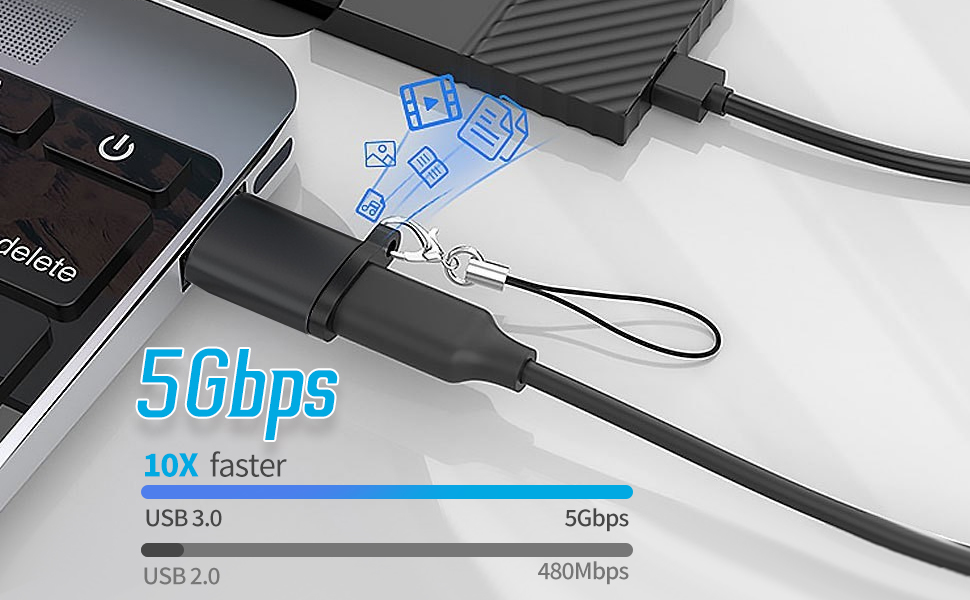 USB to USB C 3.0 Adapter