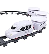 TOYANDONA Sushi Train Set Rotating Table Food Train Battery Powered Electric Train Toy Under Chri...
