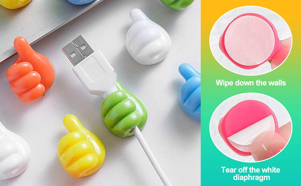 32 Pack Creative Thumbs Up Wall Hooks