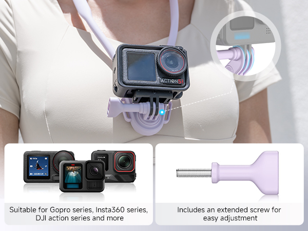  MNM-MS1 PURPLE Magnetic Neck Mount