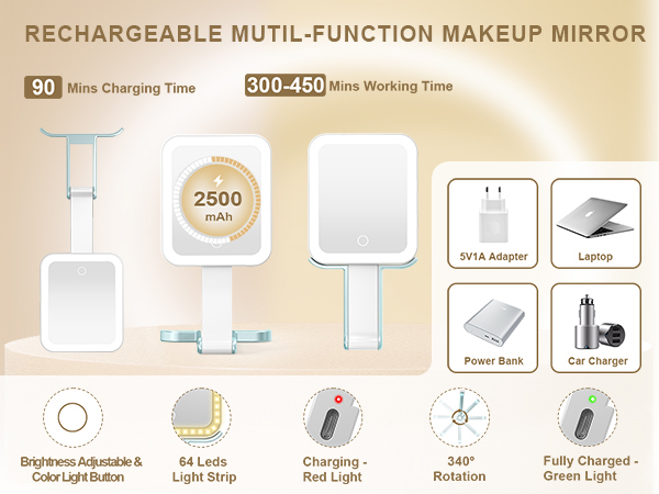 10x magnifying makeup mirror