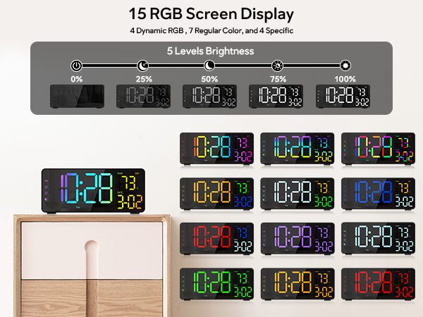 alarm clocks for bedrooms
