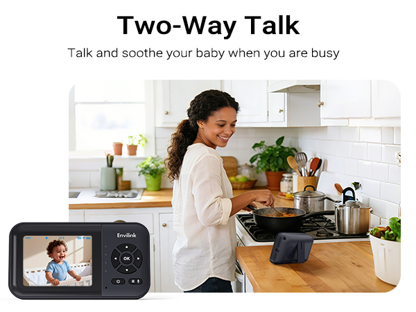 Baby monitor with portable screen