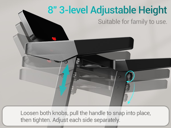 3 level adjustable height