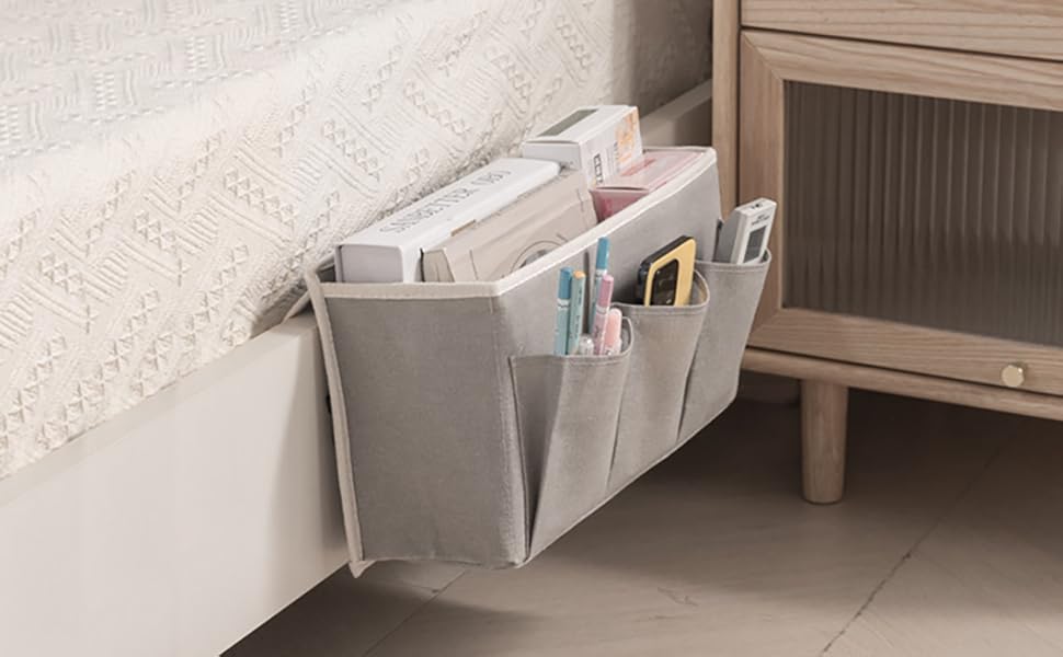 Bedside Caddy, Bedside Storage Caddy, Bedside Organizer, Bed Caddy , Bedside Hanging Storage Bag
