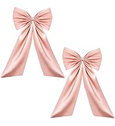 MVRPOWER 2 Pack Pink Bow Decor Large Coquette Bow Wall Decor for Girls Room, Nursery, Party Backd...