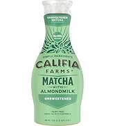 Califia Farms - Matcha Almond Latte, 48 oz, Dairy Free, Almond Milk, Plant Based, Vegan, Gluten F...
