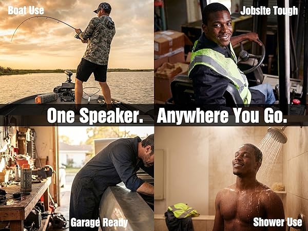 Portable Bluetooth speaker for anywhere use
