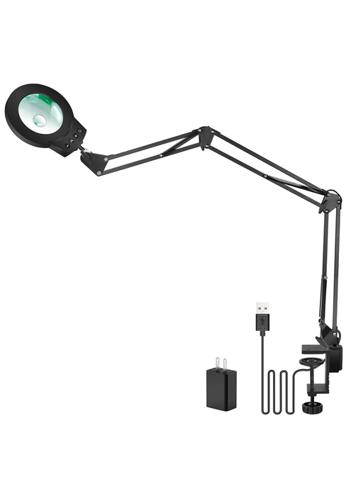 magnifying glass on stand