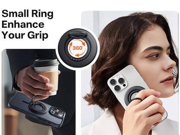 magnetic phone grip ring holder kickstand pixel