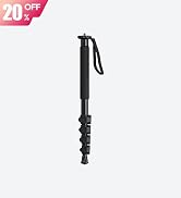ULANZI TB12 61-Inch Camera Monopod - Portable Tripod &amp; Monopod Photography Stick with 5-Section H...