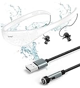 Tayogo Waterproof Mp3 Player for Swimming, IPX8 8GB Swimming Headset, Silicone Coated Waterproof ...