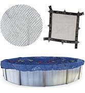 SWIMLINE HYDROTOOLS Leaf Net Heavy Duty Winter Leaf Net Pool Cover for Above Ground Swimming Pool...