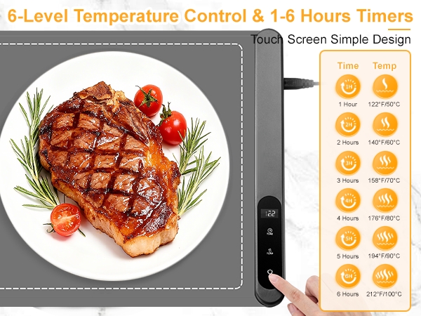 heating mat for food