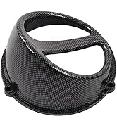 Motorcycle Air Scoop Cover Motorcycle Engine Cooling Fan Cover Carbon Fiber Style Replacement for...