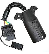CARROFIX 7-Way Blade to 4-Way Flat Trailer Connector Single-Function Wiring Adapter