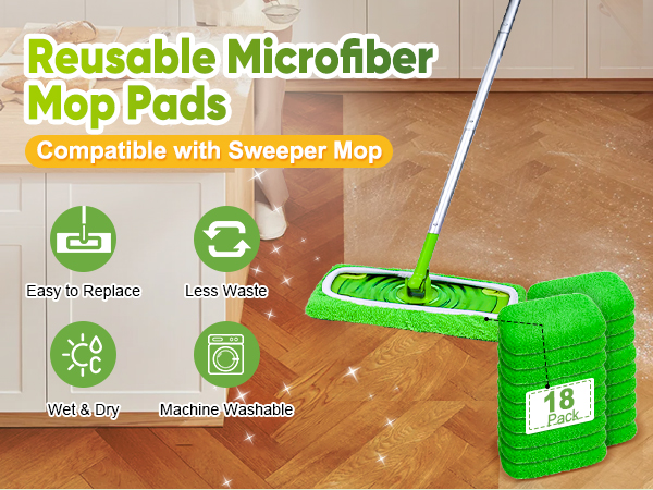 reusable mop pads