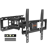 ELIVED UL Listed TV Wall Mount for Most 26-65 Inch TVs, Full Motion TV Mount with Swivel and Tilt...
