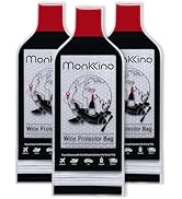 Wine Bags for Travel, 3 PACK Leakproof Wine Bottle Bags, (All-Around Protection) Reusable Wine Bo...