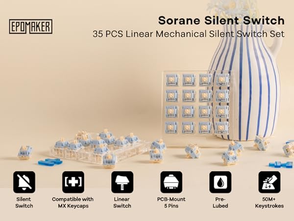 EPOMAKER Sorane Silent Linear Mechanical Switch