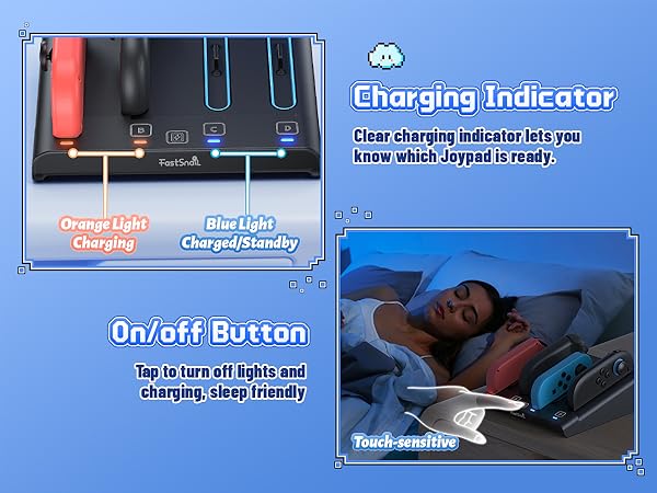 switch 2 joycon charging dock