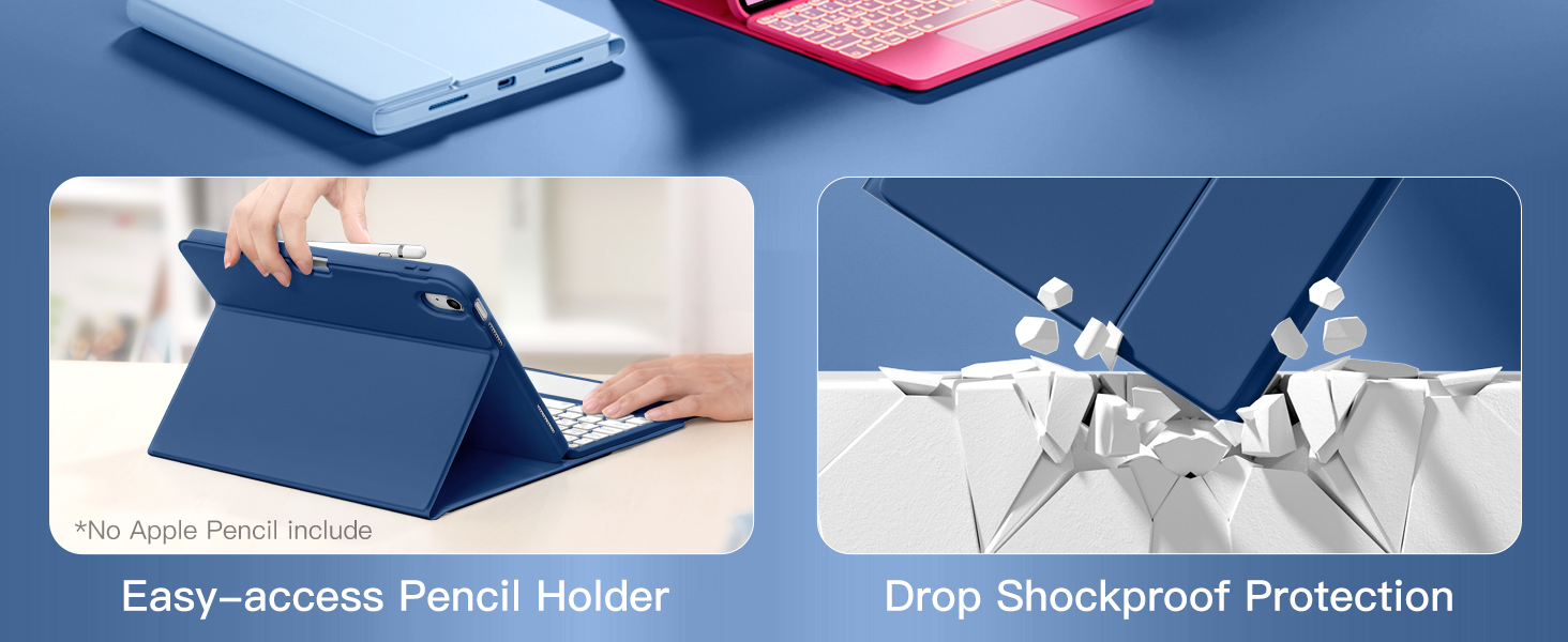 ipad case with keyboard 10th generation