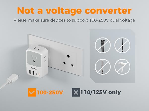 South Africa Travel Plug Adapter