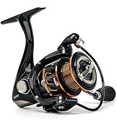 Jenseits Lightweight Spinning Fishing Reel, Sealed Carbon Fiber Up To 20 LB Max Drag, 5+1BB for S...