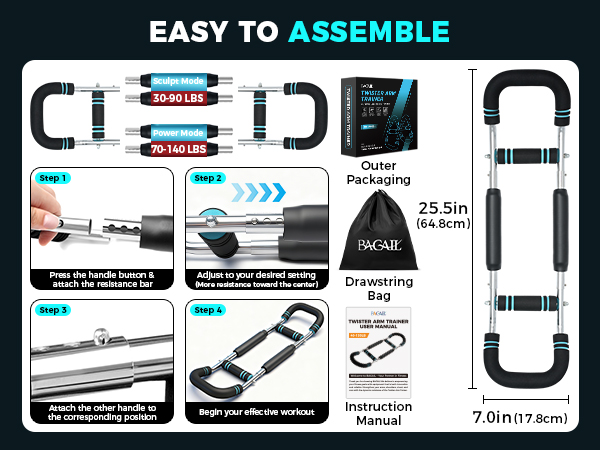 chest workout equipment twister arm trainerchest exerciser for men muscle mr sculpt gorilla bar home
