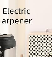 ZMOL Electric Pencil Sharpener with Helical Blade, Auto Stop, 5-Speed Adjustment for No.2 &amp; Color...