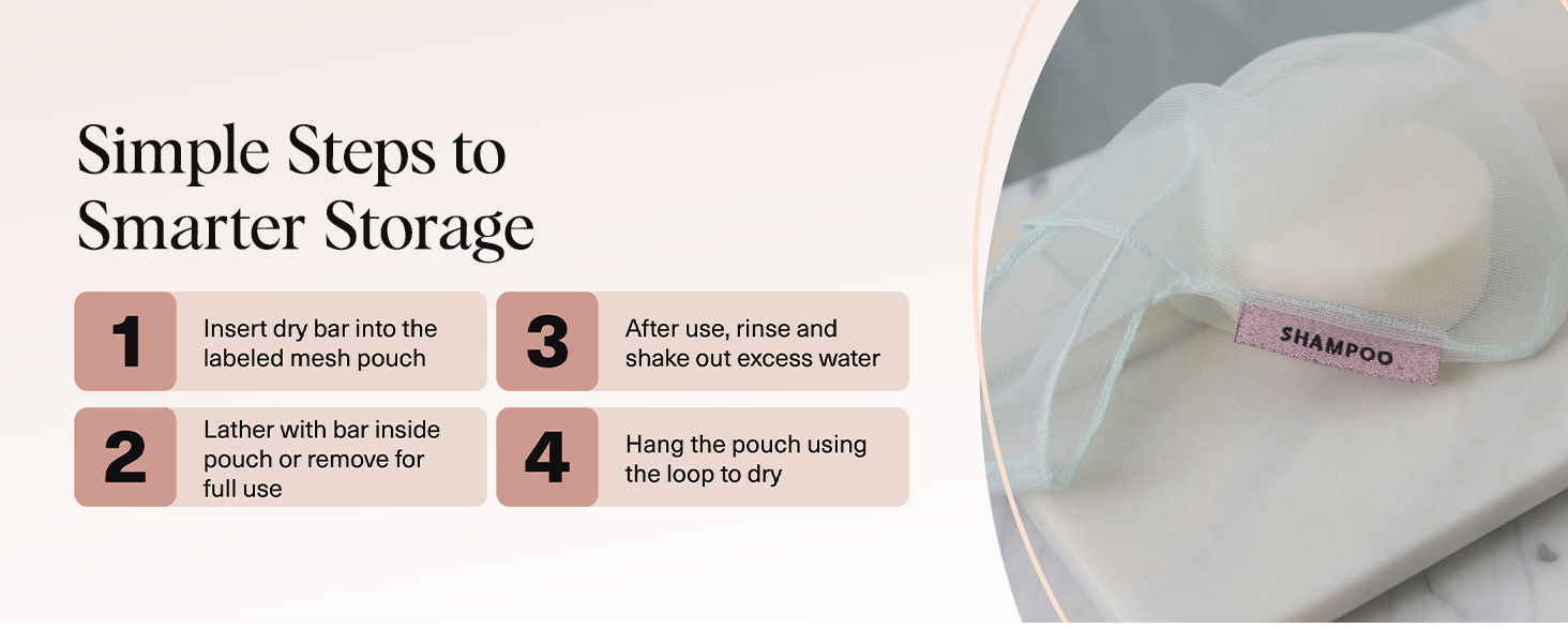 Kitsch Bar Soap Saver Bag